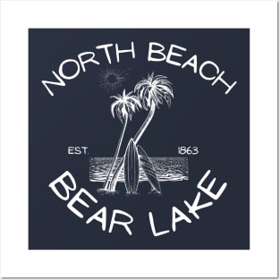 Bear Lake Utah Idaho North Beach Posters and Art